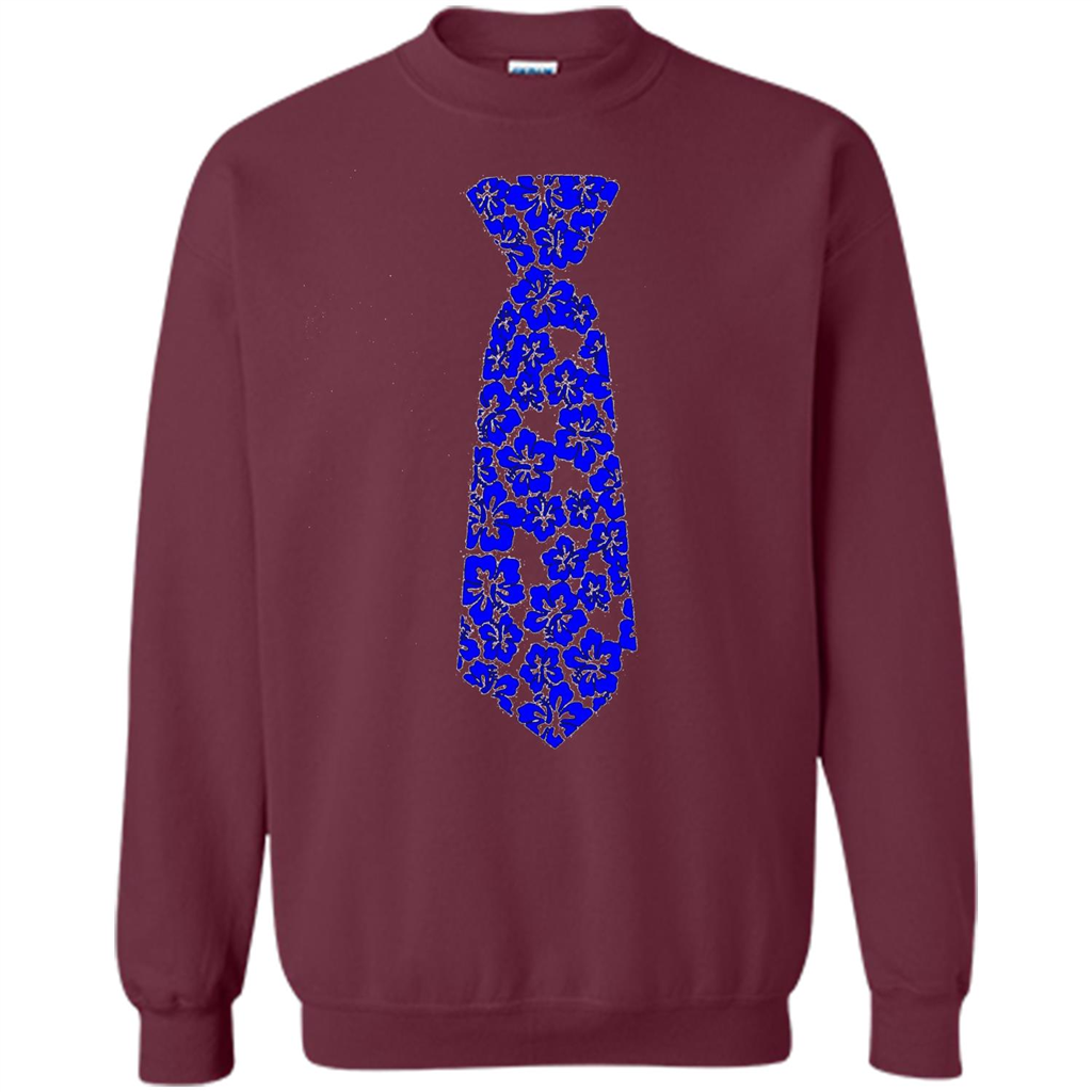 Hawaiian T-shirt Floral Tie