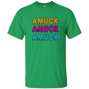 Retro Neon Sign Witches Run Amuck On Halloween T-Shirt