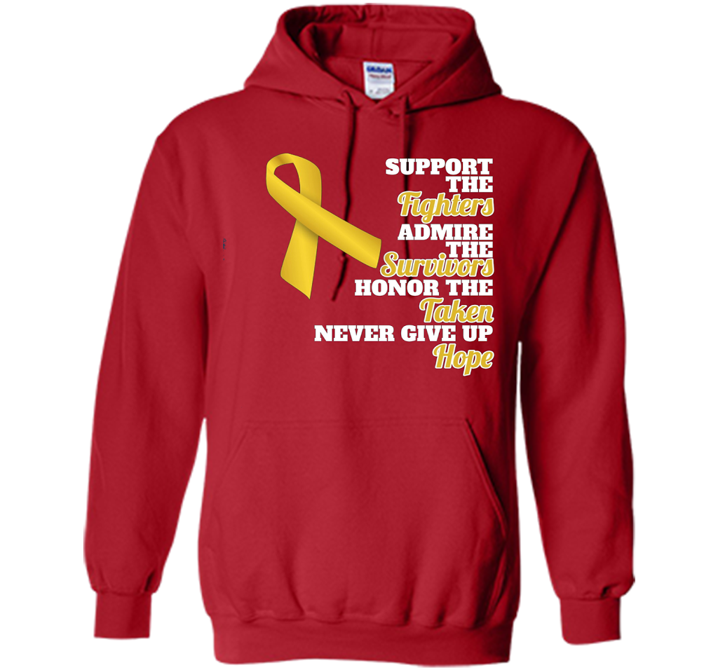 Cancer Awareness T-shirt Support Childhood Cancer Awareness Red