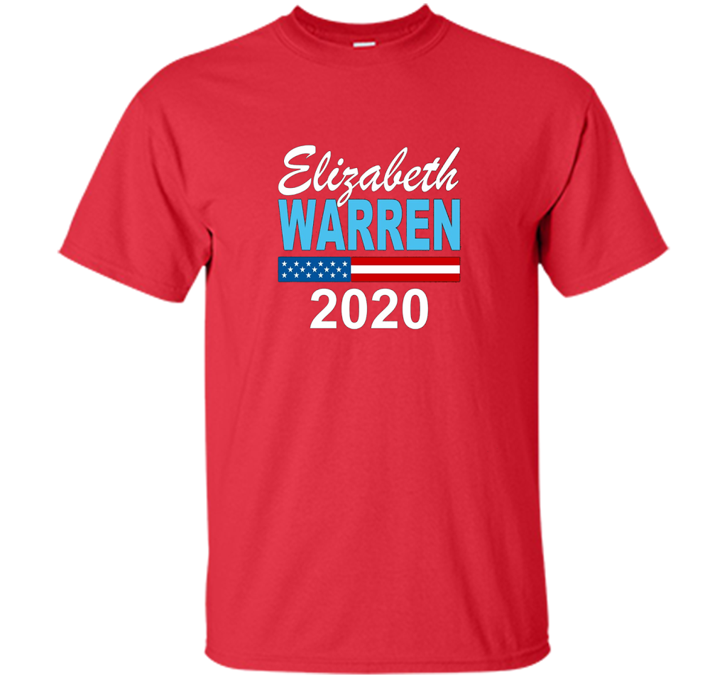 Elizabeth Warren 2020 T-shirt - E1226 shirt Red