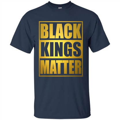 Black Kings Matter T-shirt Navy