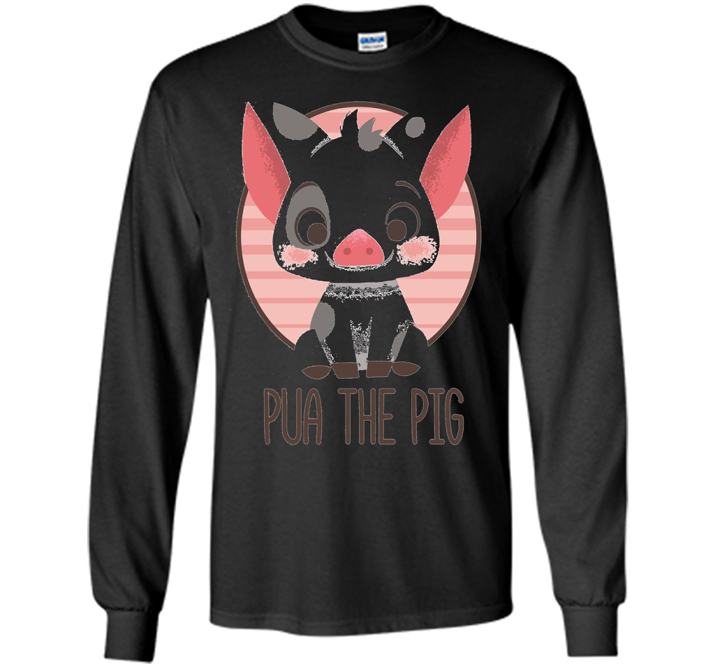 Disney Moana Pua The Pig T-shirt Black