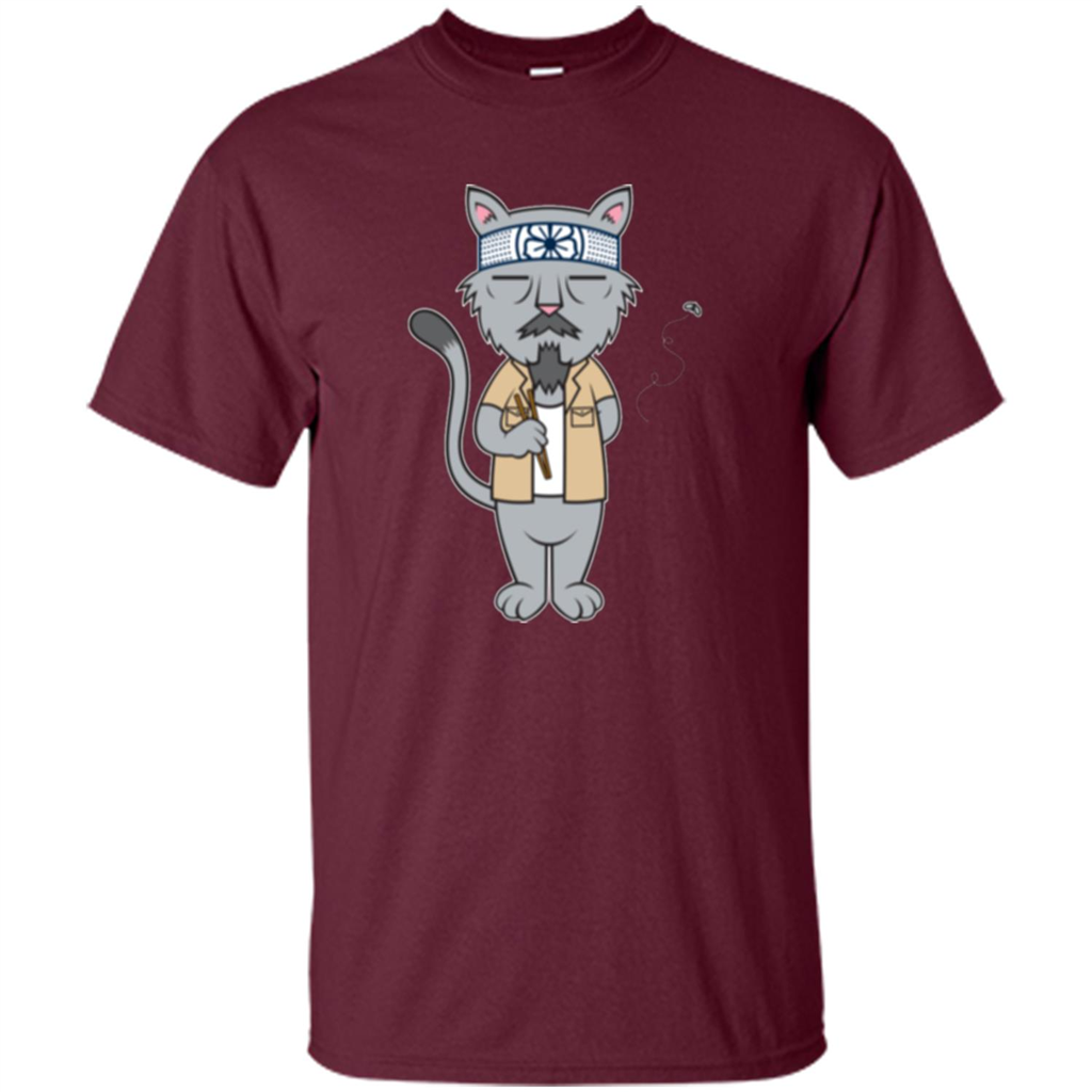 Mr.Meowgi T-shirt Maroon