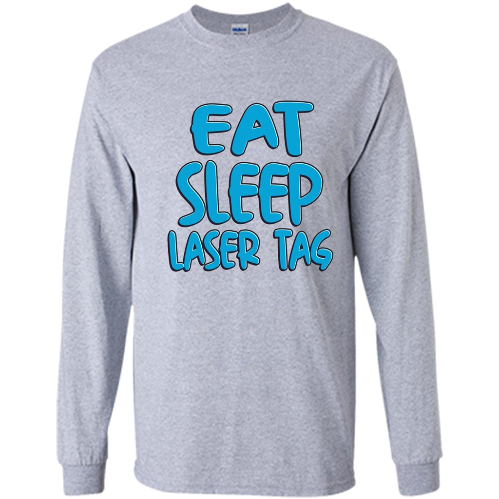 Eat Sleep Laser Tag T-shirt Sport Grey