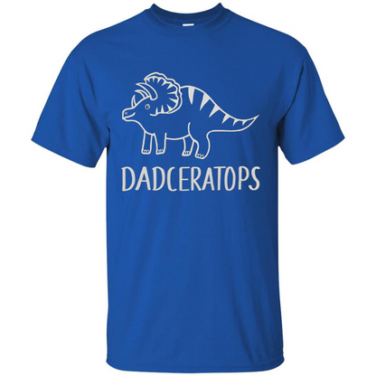 Dinosaur Family Triceratops T-shirt Royal