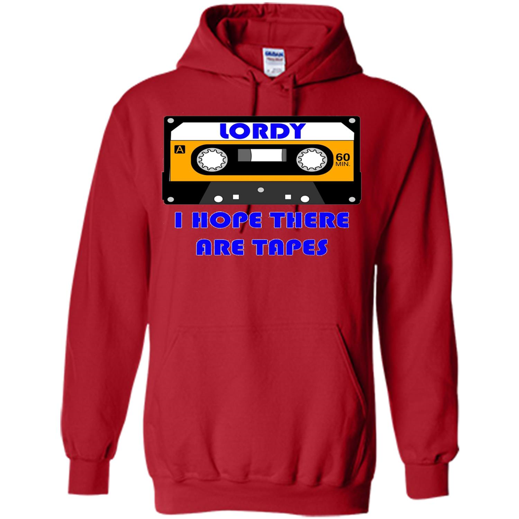 Lordy I Hope There Are Tapes T-shirt Red