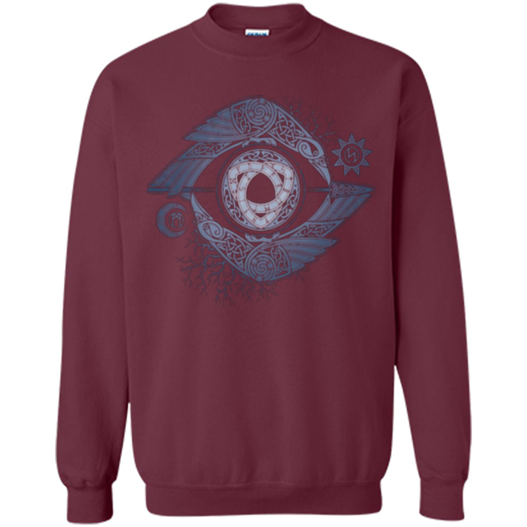Odin's Eye T-shirt Maroon