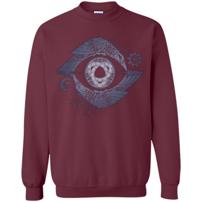 Odin's Eye T-shirt Maroon