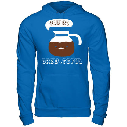 You're Brew-tiful Gildan - Pullover Hoodie Royal