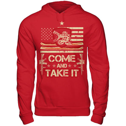 Come And Take It T-shirt Gildan - Pullover Hoodie Red