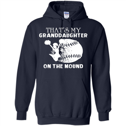 Baseball T-shirt That’s My Granddaughter On The Mound Navy