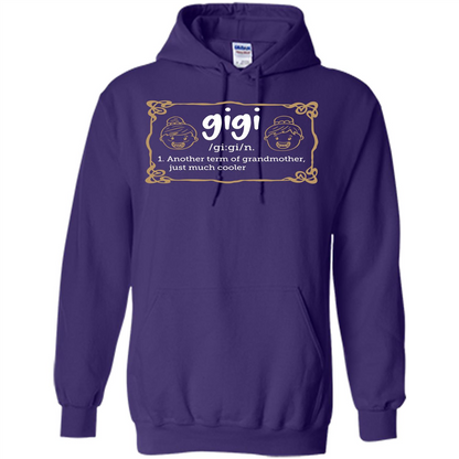 Nana T-shirt Gigi Another Term Of Grandmother Just Much Cooler Purple