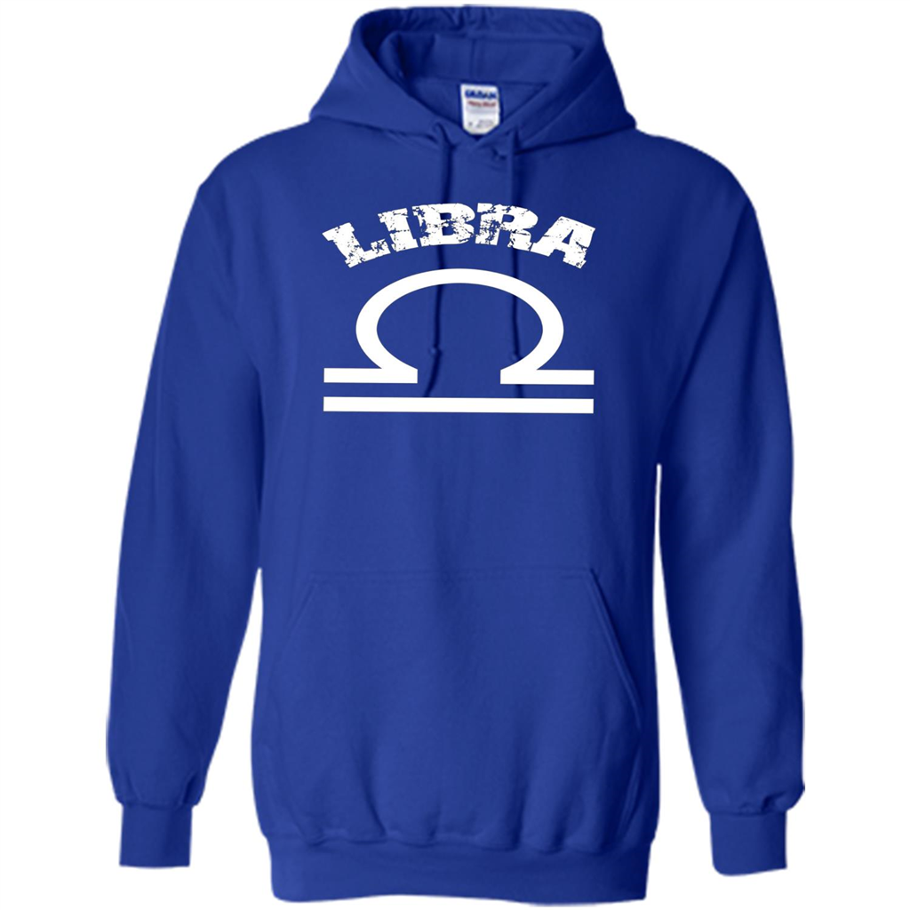 Libra T-shirt Libra Symbol Zodiac October Birthday T-shirt Royal
