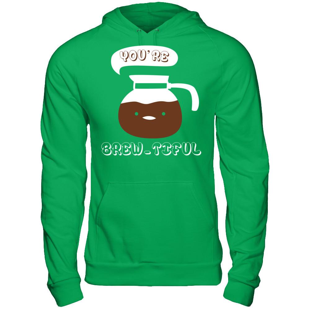 You're Brew-tiful Gildan - Pullover Hoodie Irish Green