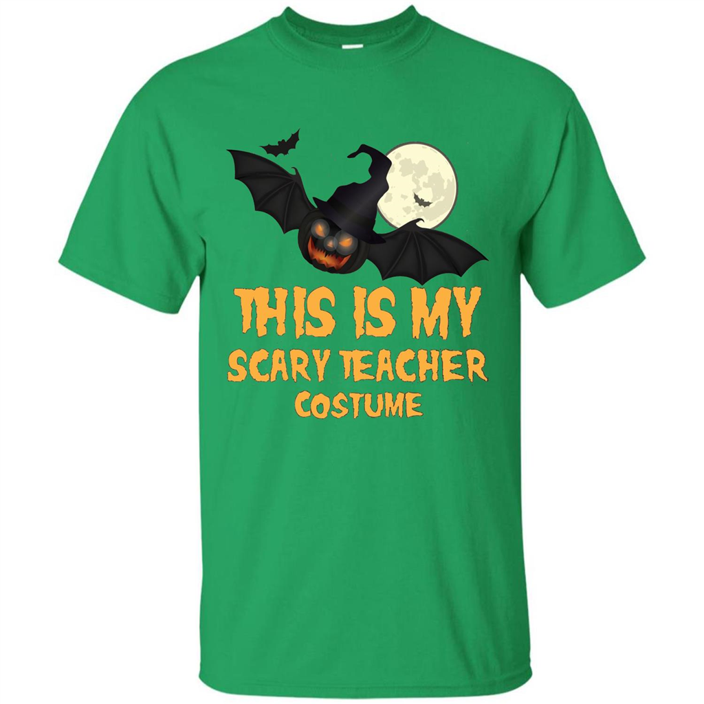 Funny Halloween Teacher T-shirt This is My Scary Teacher Costume Irish Green