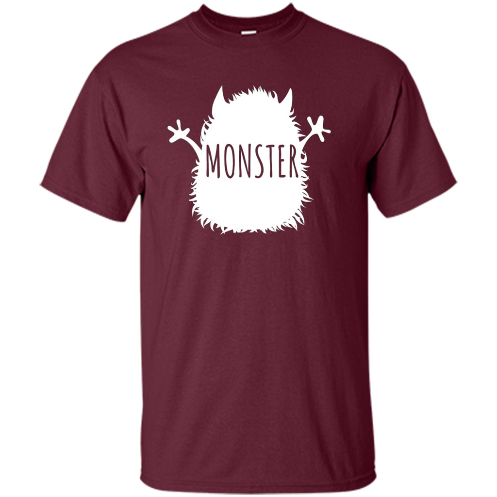 I've Created A Monster - Matching Halloween T-shirt Family T-shirt Maroon