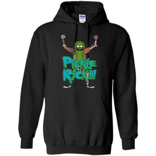Pickle Funny Rick T-shirt Black