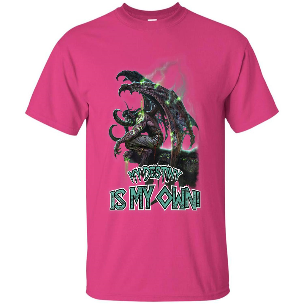World of Warcraft T-shirt My Destiny Is My Own T-shirt Heliconia
