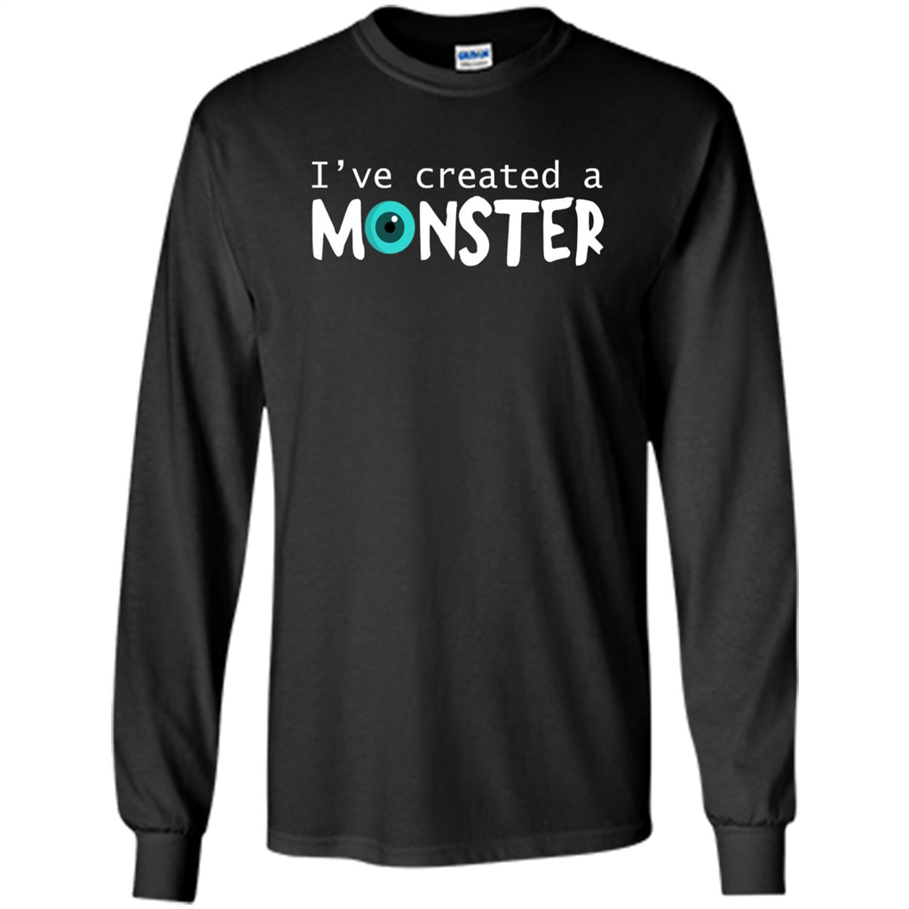 Daddy Son Matching T-shirt I Created A Monster Black