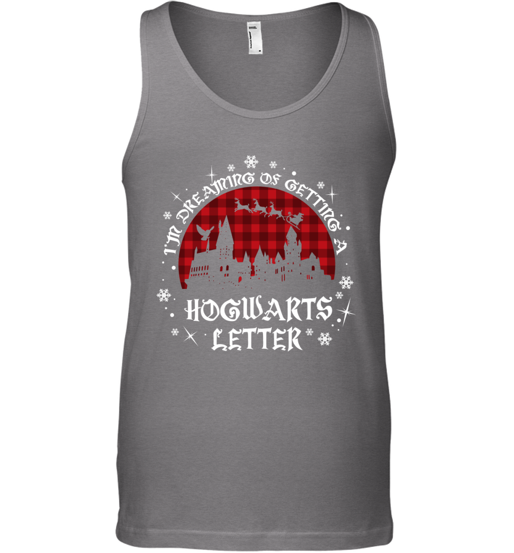 I'm Dreaming Of Getting A Hogwarts Letter Harry Potter Tank Top Tank Top Graphite Heather