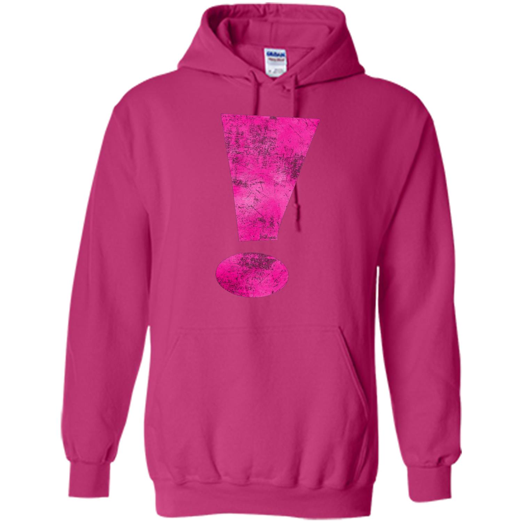 Exclamation Point Graphic T-shirt Heliconia
