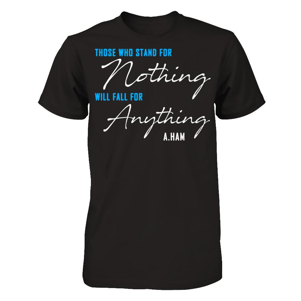 Alexander Hamilton Quotes T-shirt Gildan - Short Sleeve Tee Black