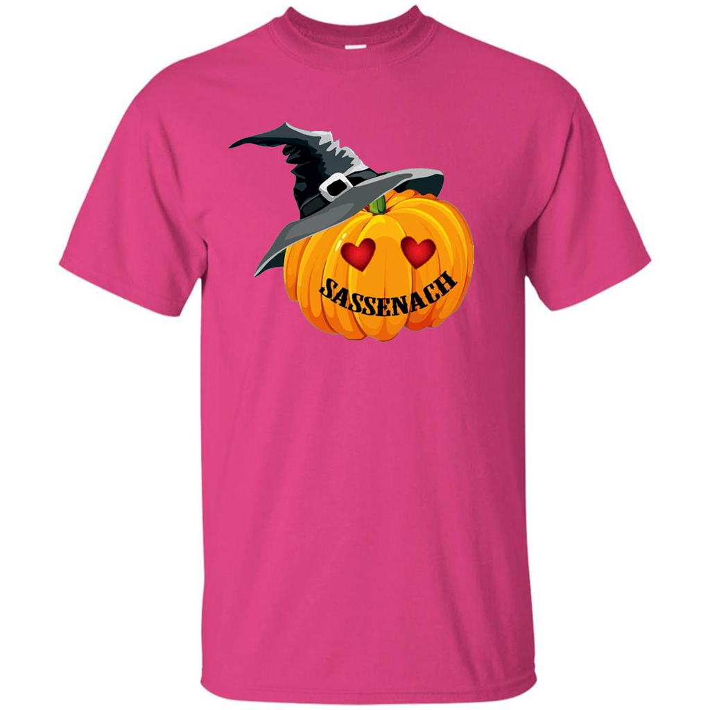 Sassenach Pumpkin Halloween T-shirt Heliconia