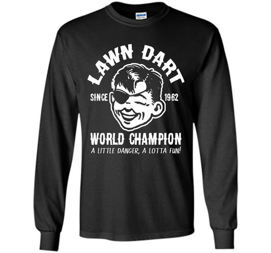 Lawn Dart Since 1962 World Champion Backyard Game T T-shirt Black