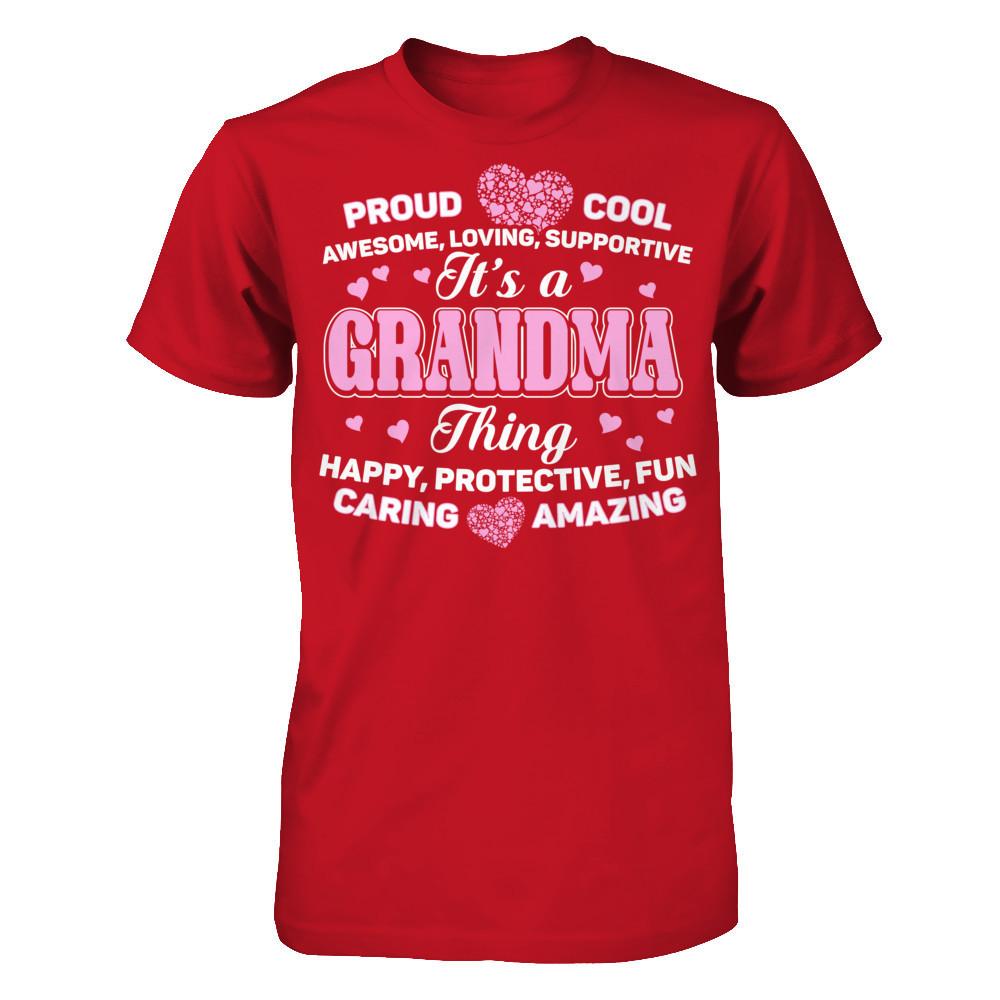 Itäó»s A Grandma Thing Gildan - Short Sleeve Tee Red