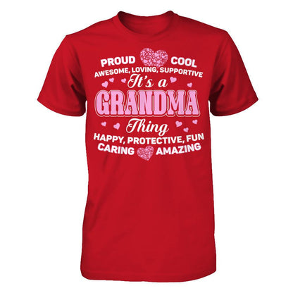 Itäó»s A Grandma Thing Gildan - Short Sleeve Tee Red