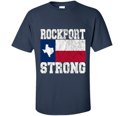 Rockport Strong, Rockport Pride, Rockport Texas T-shirt Navy