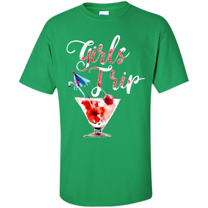 Wine T-shirt Girls Trip Wine Girls Irish Green