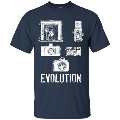 Photographer T-shirt Evolution T-shirt Navy