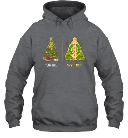 Harry Potter Christmas Tree Hoodie Hoodie Dark Heather