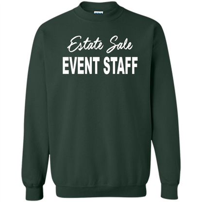 Estate Sale Event Staff T-shirt - Estate Sale T-shirts Forest Green