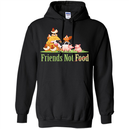 Animal T-shirt Friends Not Food T-shirt Orange