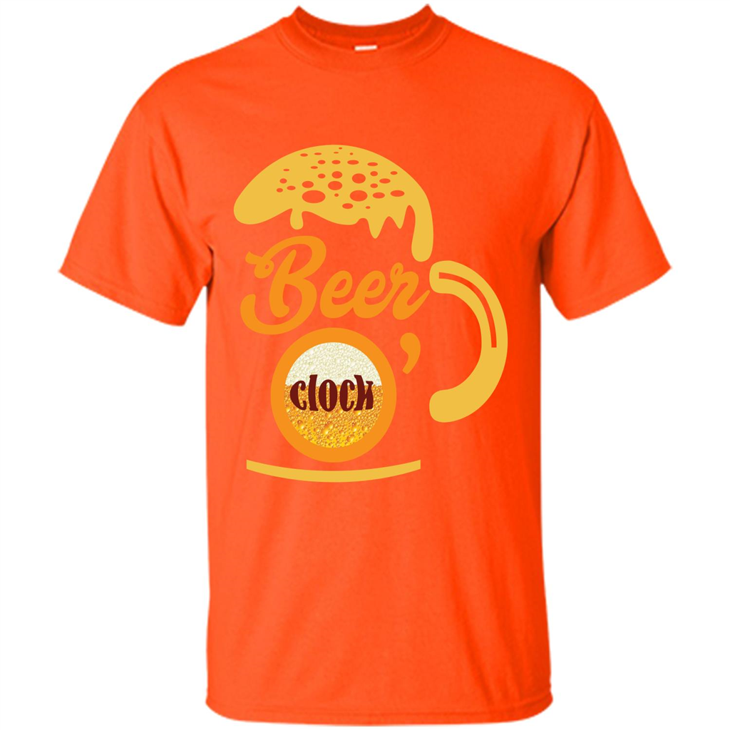 Beer T-shirt Beer O’clock Orange