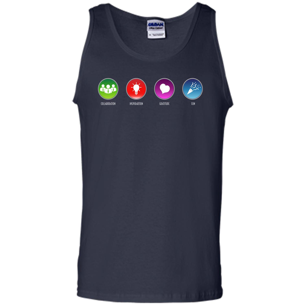 Values Icons T-shirt Navy