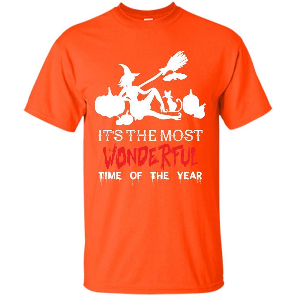 Halloween T-shirt It’s The Most Wonderful Time Of The Year Orange