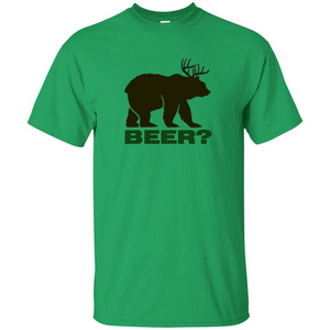 Bear Deer Bear Beer Funny T-shirt