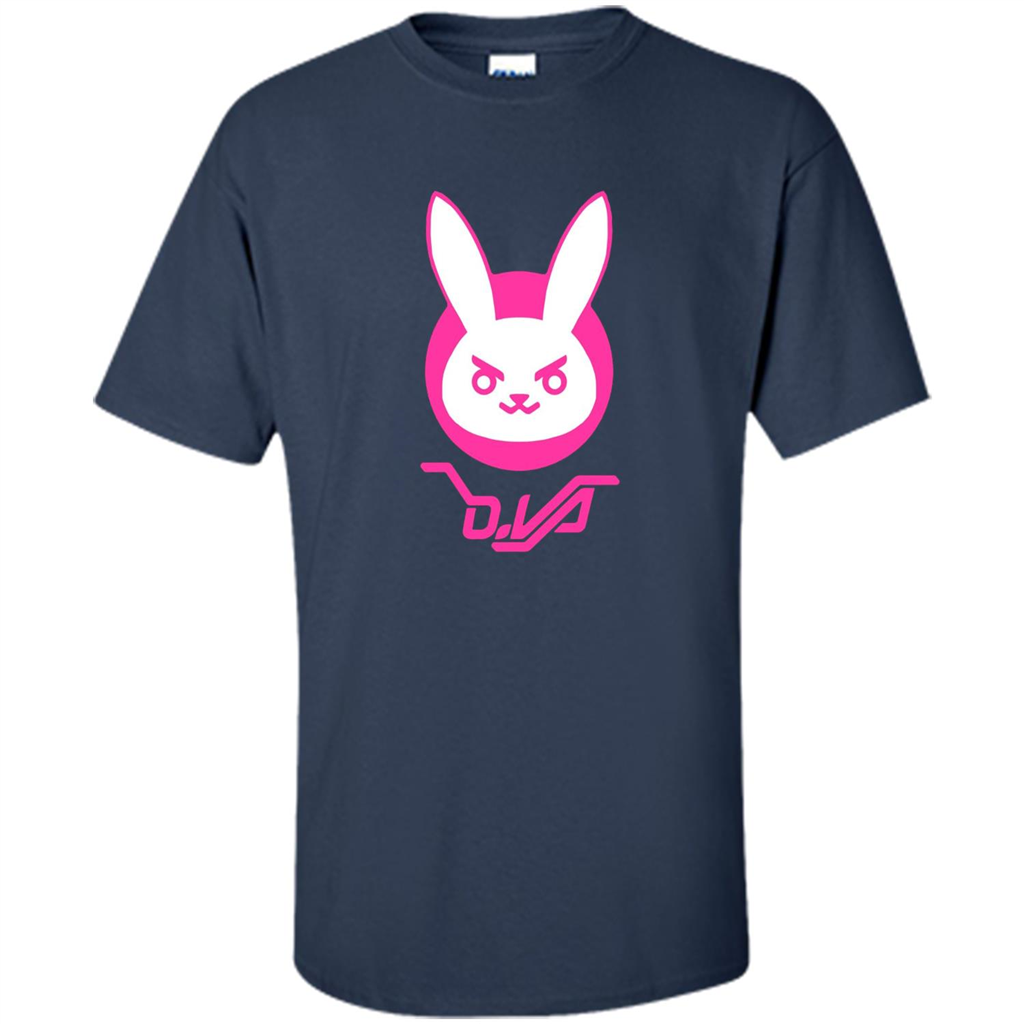 Overwatch D.VA Bunny Spray T-shirt Navy