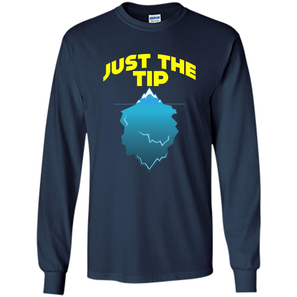 Just The Tip T-Shirt Tip Of The Iceberg T-shirt Navy