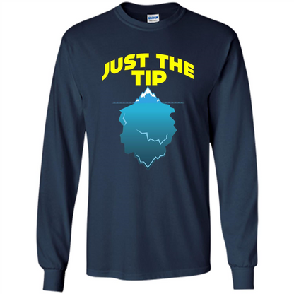 Just The Tip T-Shirt Tip Of The Iceberg T-shirt Navy