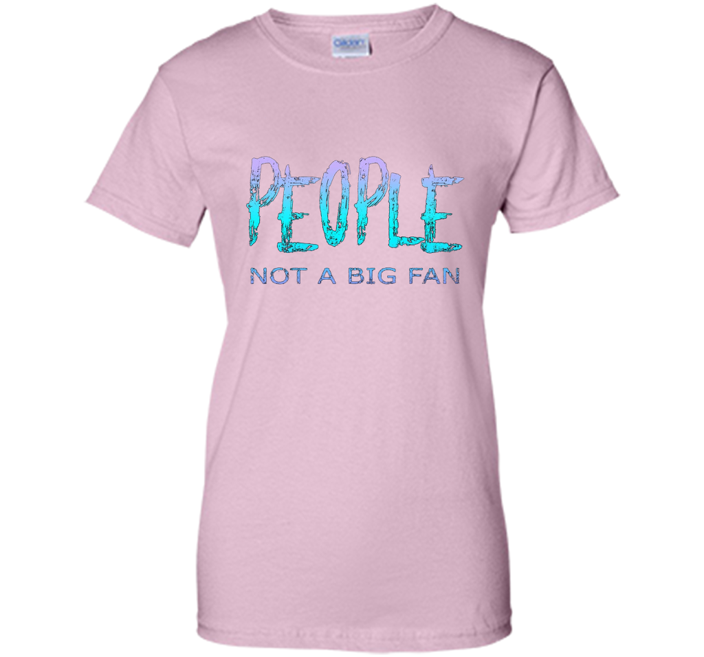 People Not A Big Fan T-shirt Light Pink