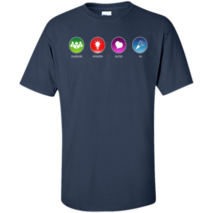 Values Icons T-shirt Navy
