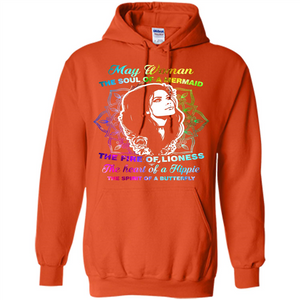 May Woman T-shirt The Heart Of A Hippie