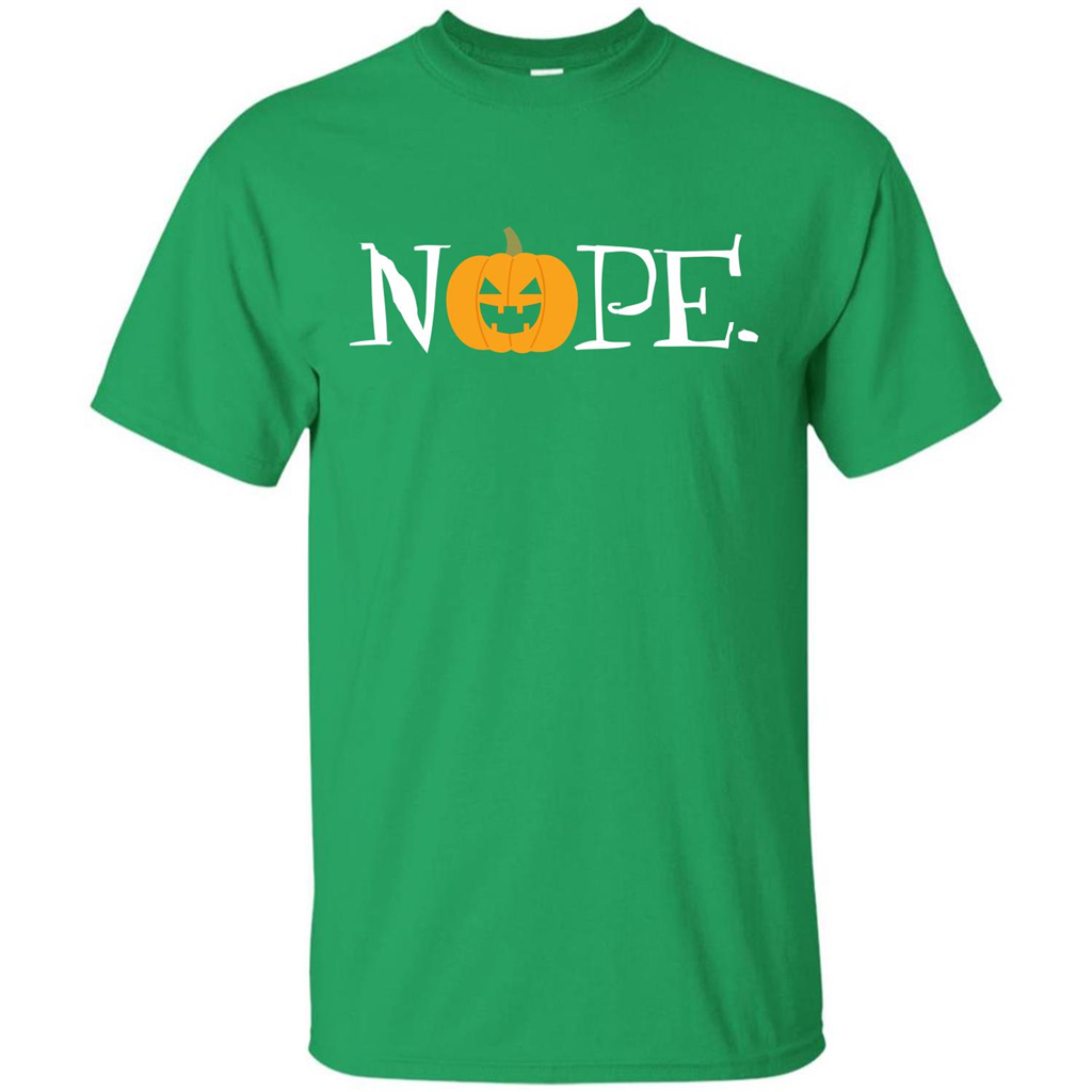Halloween T-shirt Nope T-shirt Irish Green