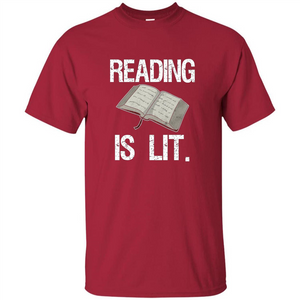 Book Reader T-shirt Reading is Lit T-shirt