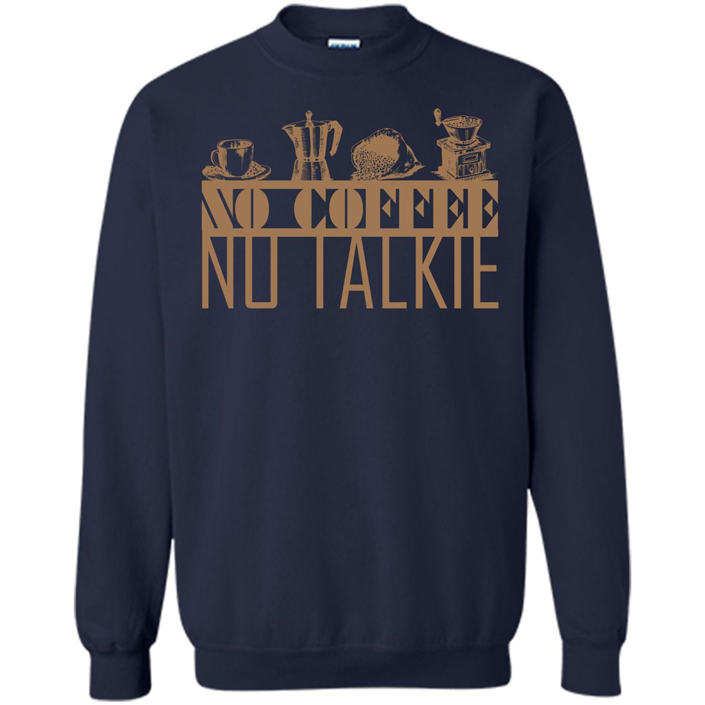No Coffee No Talkie T-shirt Navy