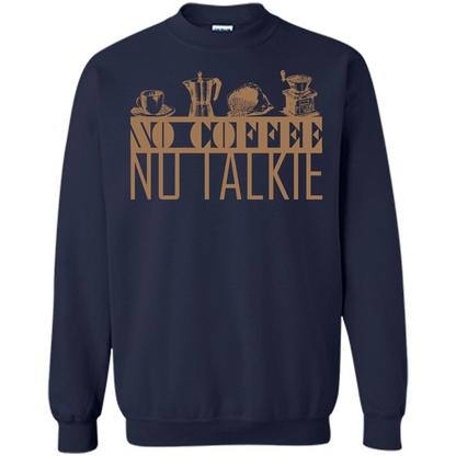 No Coffee No Talkie T-shirt Navy